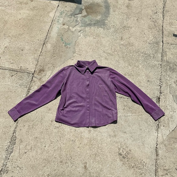 St. John’s bay iridescent slightly sheer vintage top size Medium 90s y2k - Picture 1 of 5